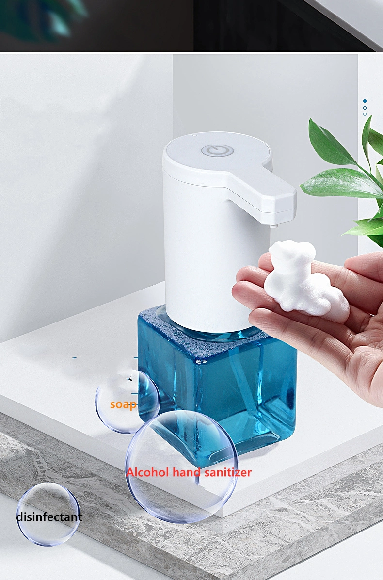 USB Rechargeable Fashion Design Automatic Touchless Hand Sanitizer Dispenser Kitchen Hand Free Soap Dispenser
