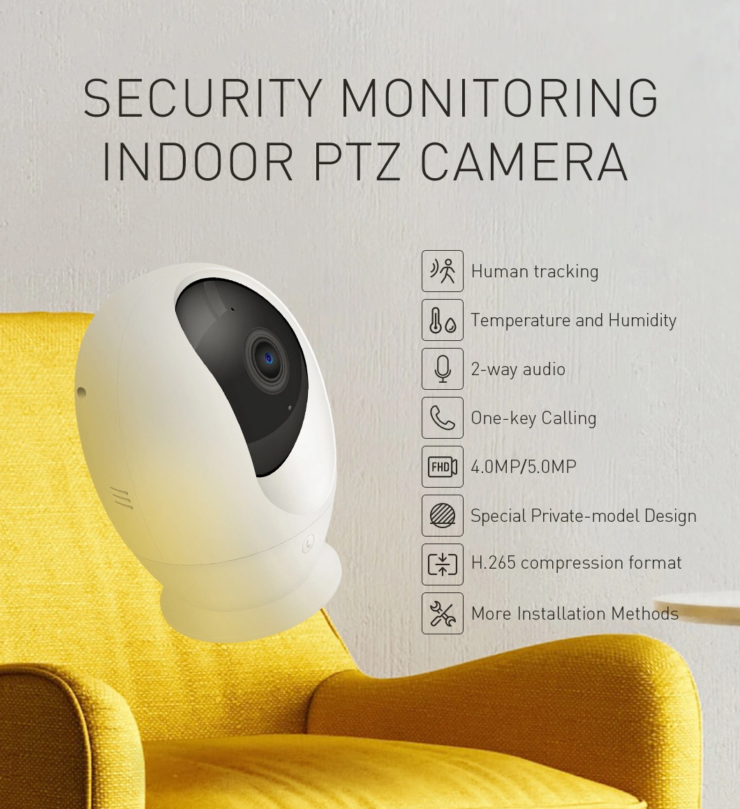 WiFi Camera IP Camera Indoor PTZ 3MP Night Vision Tuya Smart