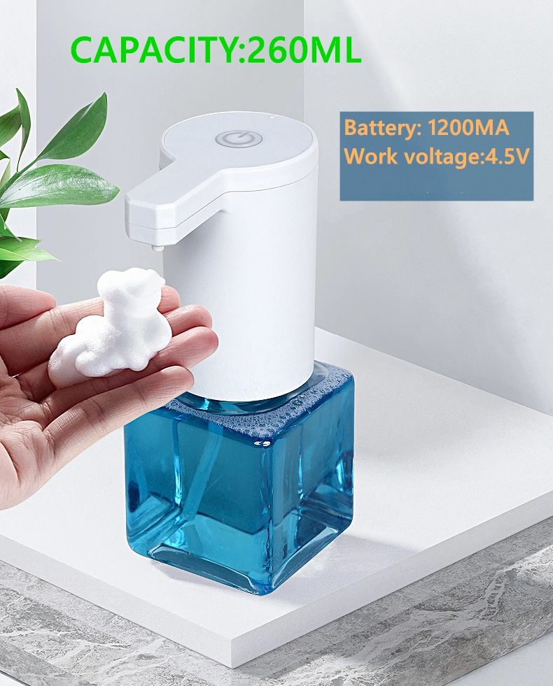 USB Rechargeable Fashion Design Automatic Touchless Hand Sanitizer Dispenser Kitchen Hand Free Soap Dispenser