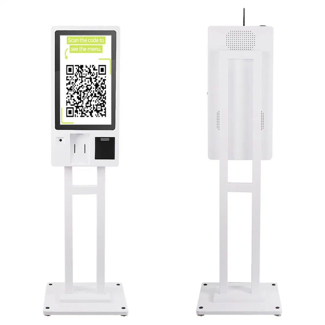 24&quot; 32&quot; Free Standing Touch LCD Panel Vending Self Service Machine Touchscreen Payment Solution Self Ordering Kiosk