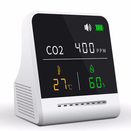 Direct Manufacturer Air Quality Monitor Gas Analyzer Temperature Detecting CO2 Carbon Dioxide Detector