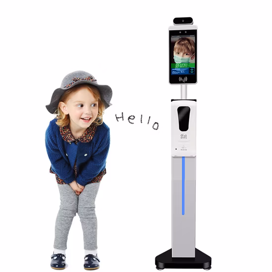 Body Temperature Screening Security Gate, Face Recognition Thermometer