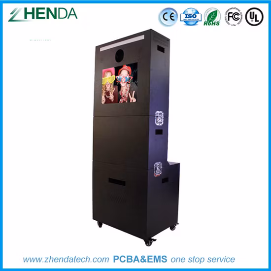 Customized Self Service Order Payment Touch Screen Kiosk Self Pay Machine Barcode Scanner Kiosk for Chain Store / Restaurant with Certifications From Zhenda