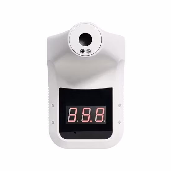 Access Control Gate Systems Human Body Temperature Sensor Detection Infrared Thermometer Face Recognition Device