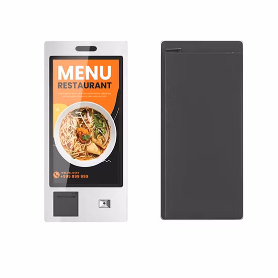Fast Food Restaurant 32-Inch Smart Touch Screen Self-Service Order Payment Kiosk