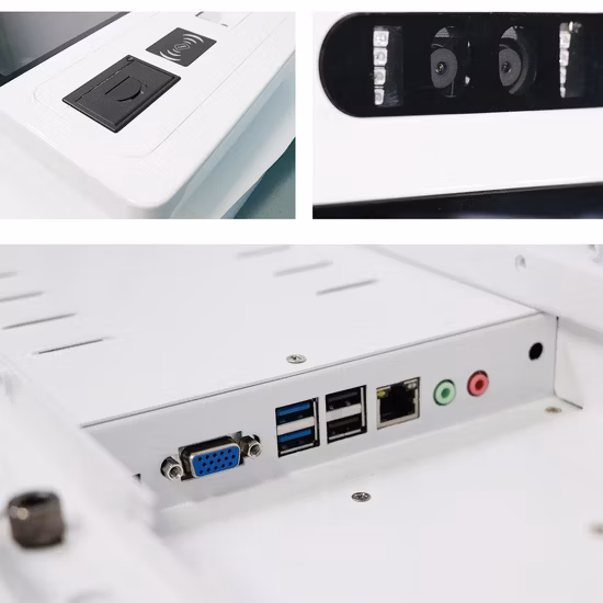 21.5 22 Inch Self Service Order Payment Touch Screen Kiosk Self Pay Machine Barcode Scanner Kiosk for Chain Store