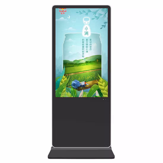 Interactive Advertising Player IPS Monitor HDMI VGA USB Display Port Infrared IR Capacitive Free Standing Touch Screen Self Service LCD Kiosk
