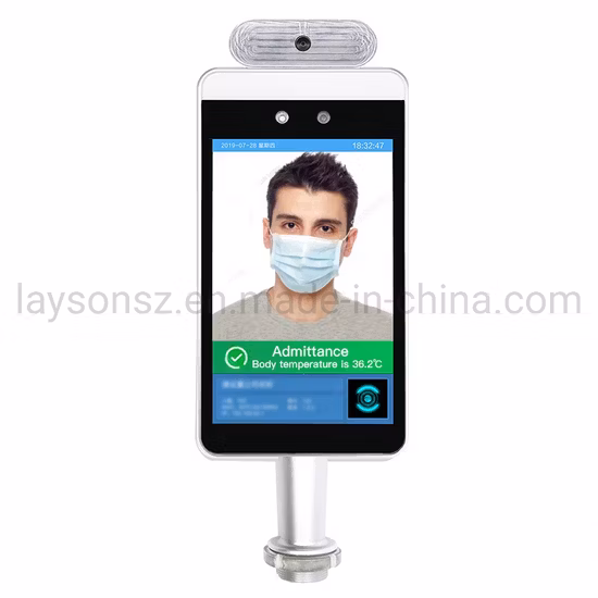 CCTV Camera Face Recognition Human Bodytemperature Measurement CE RoHS FC Infrared Non Contact Thermometer